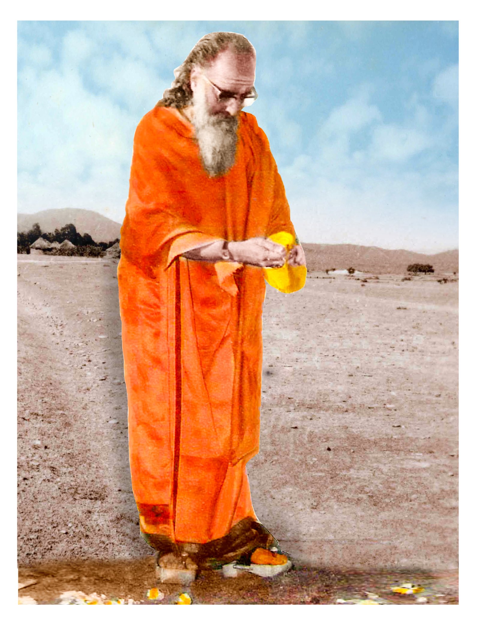 Sri Gurudev Swami Chinmayanandaji's Bhoomi Pooja at Chinmayaranyam